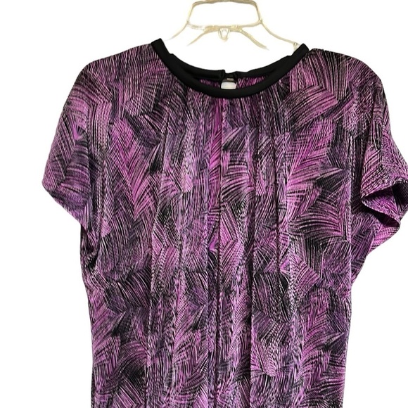 Shift Dress Purple , Black  Bohemian - Picture 4 of 13